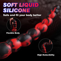 Kamanda 14.7“ Long Tentacle Dildo With Anal Beads - ADST