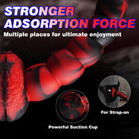 Kamanda 14.7“ Long Tentacle Dildo With Anal Beads - ADST