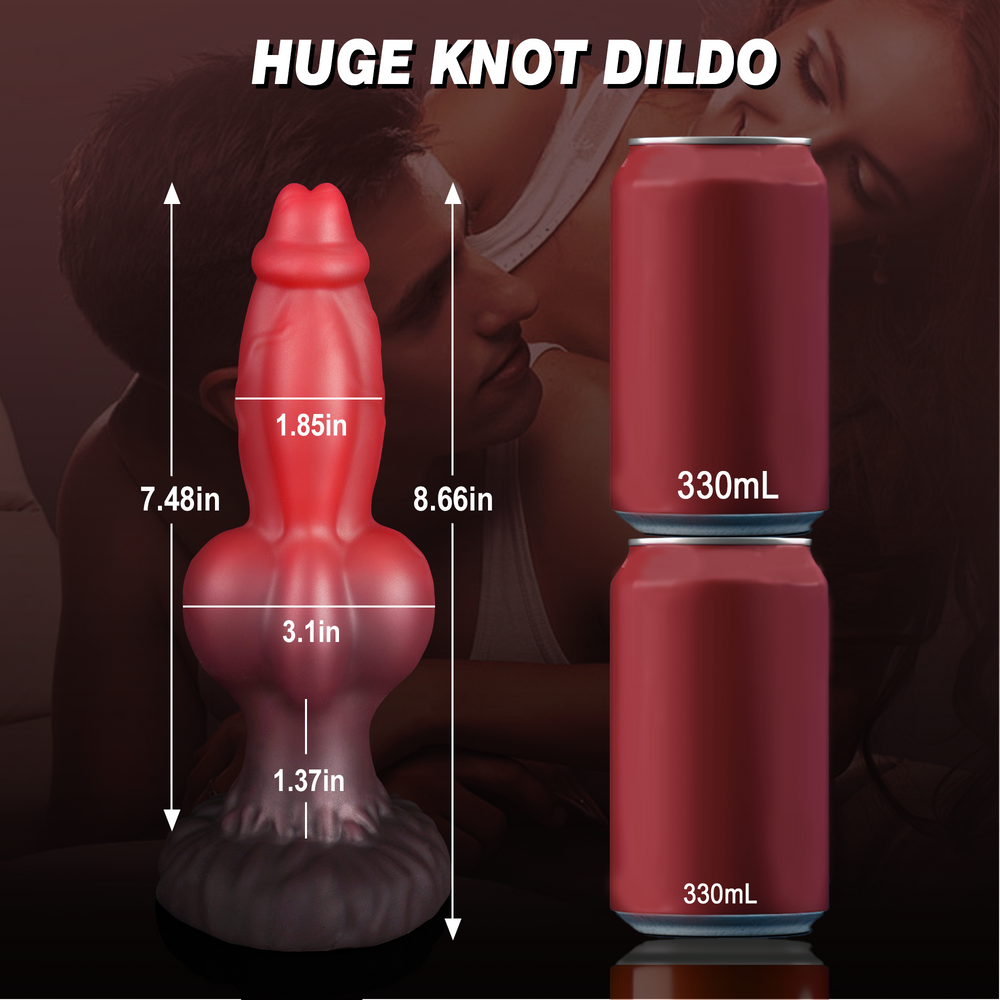 Zane  8.6 Inch Fantasy Monster Dildo With Big Knot - ADST