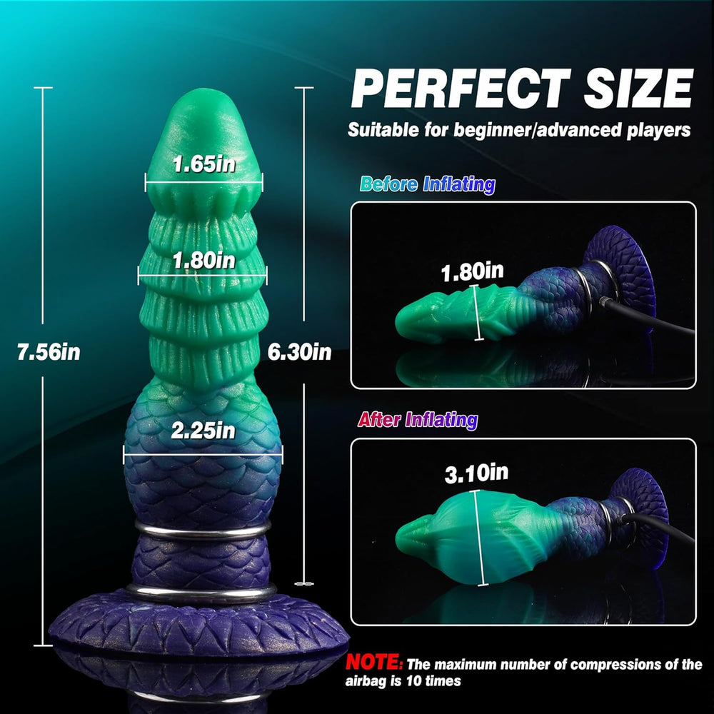 Raichu Monster Dildo Inflatable Dragon Dildo - ADST