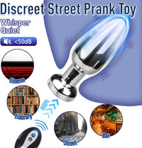 Aaron Anal Vibrator & Butt Plug With 10 Vibration Modes - ADST