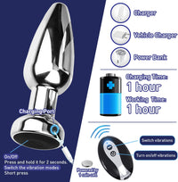 Aaron Anal Vibrator & Butt Plug With 10 Vibration Modes - ADST
