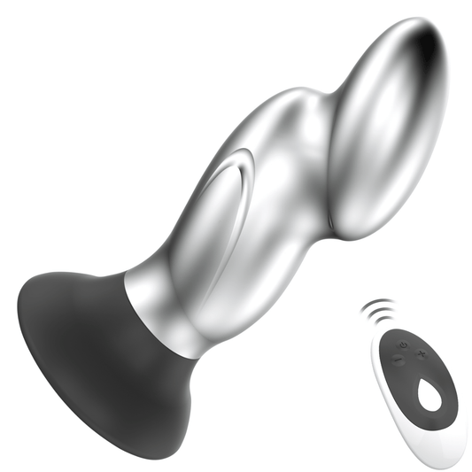 Bia Metal Butt Plug Vibrator With Unique Shape Design - ADST