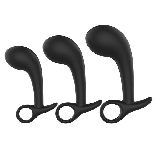 Bobo Butt Plug Anal Plug Set Prostate Stimulator Made of Liquid Silicone - ADST