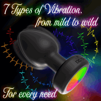 Illusion 3.54'' Butt Plug Anal Vibrator With 7 Powerful Vibration Modes - ADST