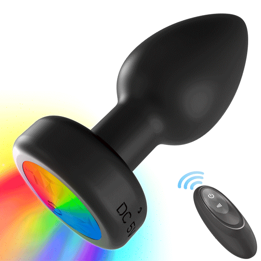 Illusion 3.54'' Butt Plug Anal Vibrator With 7 Powerful Vibration Modes - ADST
