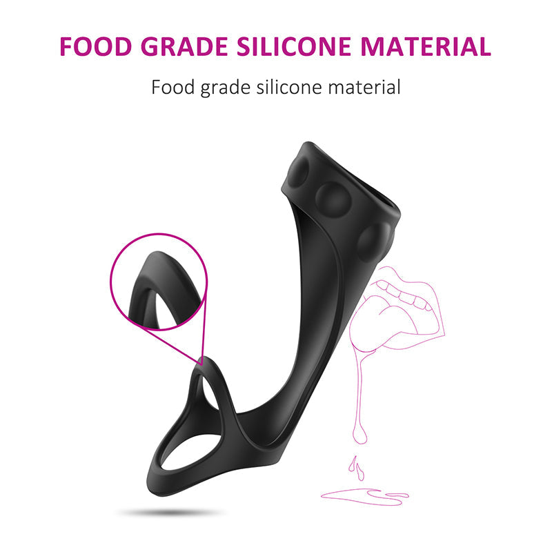 Pallas Penis Sleeve Male Lock Ring With Strong Stretch - ADST