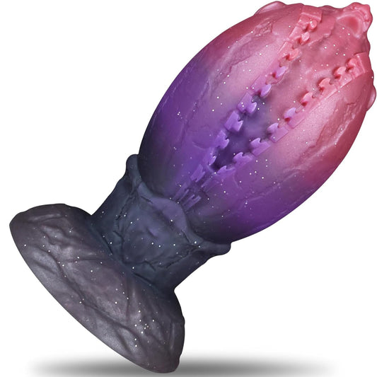 Rafflesia Butt Plug Monster Anal Toys With Zipper-Alike Teeth - ADST