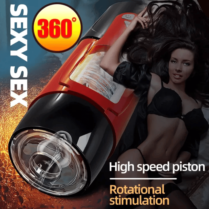 Scarlet Witch Automatic Male Masturbator With Powerful Thrusting & Rotating - ADST