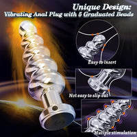 Serac - Butt Plug Anal Vibrator With 10 Vibrating Modes - ADST