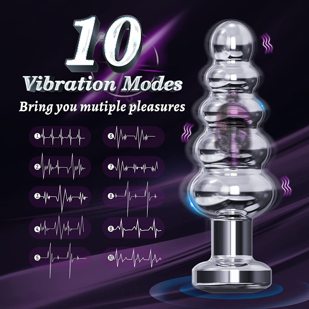 Serac - Butt Plug Anal Vibrator With 10 Vibrating Modes - ADST