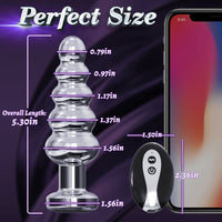 Serac - Butt Plug Anal Vibrator With 10 Vibrating Modes - ADST