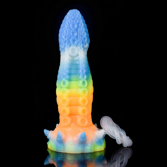 Triton 8.5" Squirting Tentacle Dildo With Octopus Tentacle Design - ADST